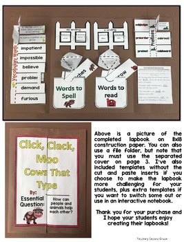 Click Clack Moo Cows That Type with Prefixes - Image 2
