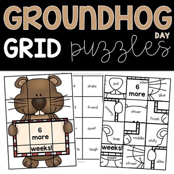 Groundhog Day Math and Literacy Mystery Pictures