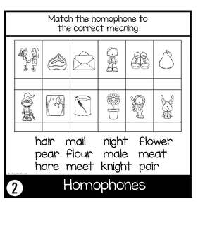 Flip Book with Homophones, Prefixes, and Suffixes - Image 2