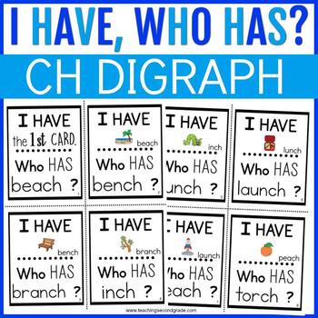 I Have Who Has with CH Digraphs