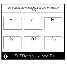 Flip Book with Suffixes ful, ly and y - Image 3