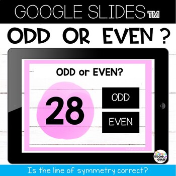 Odd and Even Set 1 {2 Digit} Google Slides™ Distance Learning ...