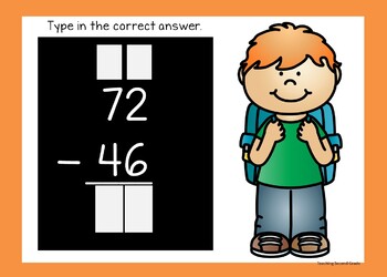 2 Digit Subtraction with Regrouping {Back to School} Google Slides ...