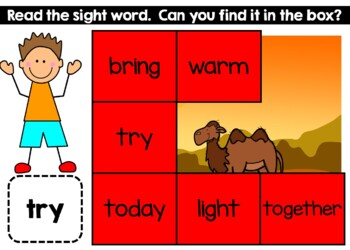 3rd Grade Sight Words Set 2 Mystery Picture Google Slides™ - Image 3