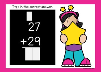 New Years 2 Digit Addition with Regrouping Google Slides™ - Image 2