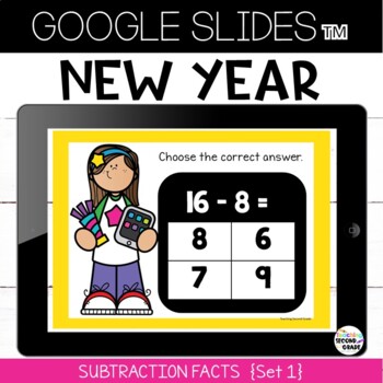New Year Google Slides™ Subtraction Facts Practice Set 1 - Teaching ...