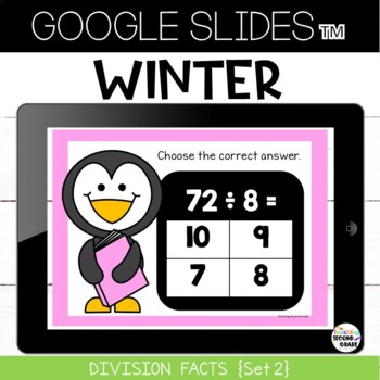Division Digital Slides Winter Set 2: For Google Classroom™ - Teaching ...