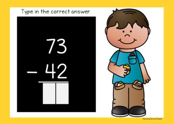 Easter 2 Digit Subtraction without Regrouping Google Classroom ...