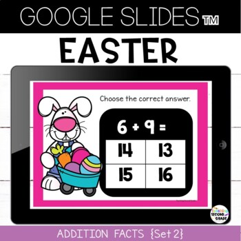 Easter Math Google Slides™ Addition Facts Practice Set 2 Google ...