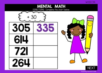 Google™ Classroom Daily Math Morning Work 2nd Grade Week 34 - Image 2