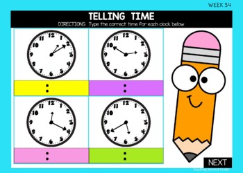 Google™ Classroom Daily Math Morning Work 2nd Grade Week 34 - Image 3