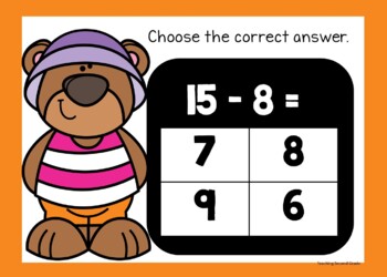 Summer Subtraction Google Slides™ Facts Practice Set 2 Google Classroom - Image 4