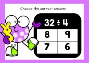 Easter Google Slides™ Division Facts Practice Set 1 - Teaching Ideas ...