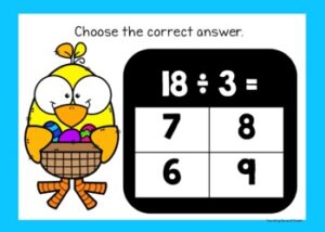 Easter Google Slides™ Division Facts Practice Set 2 - Teaching Ideas ...