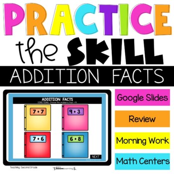 Addition Facts Google Slides
