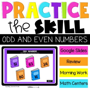 Odd and Even Numbers Google Slides