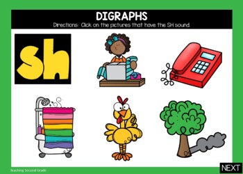 Consonant Digraphs Google Slides (sh, ch, wh, th) - Image 3