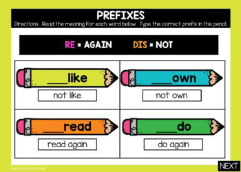 Prefixes and Suffixes Google Slides 2nd Grade - Image 2