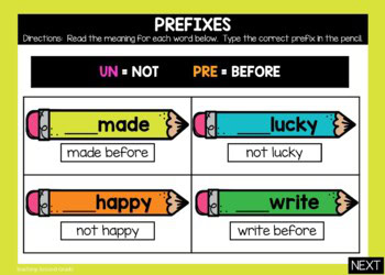 Prefixes and Suffixes Google Slides 2nd Grade - Image 4