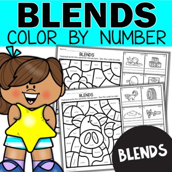 Consonant Blends Color by Code with L, S, and R Blends - Teaching Ideas ...