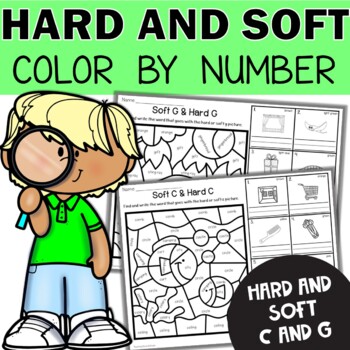 Hard and Soft C and G Sounds Color by Code Worksheets - Teaching Ideas ...
