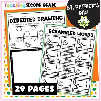 St Patrick's Day Worksheets – No Prep Busy Packet for 2nd 3rd Grade - Image 4
