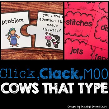 Click Clack Moo Cows That Type Story Activities