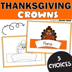 Thanksgiving Crowns for Elementary – Fun and Easy Cut-and-Paste Activity