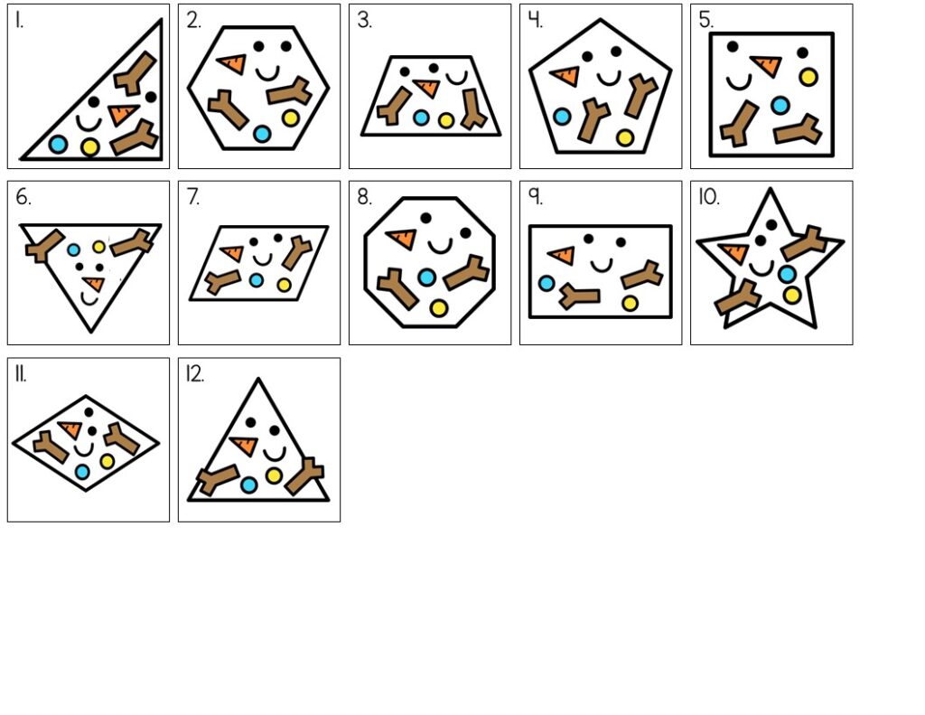 Winter 2D Shapes Sorting Math Center - Teaching Ideas Made Easy