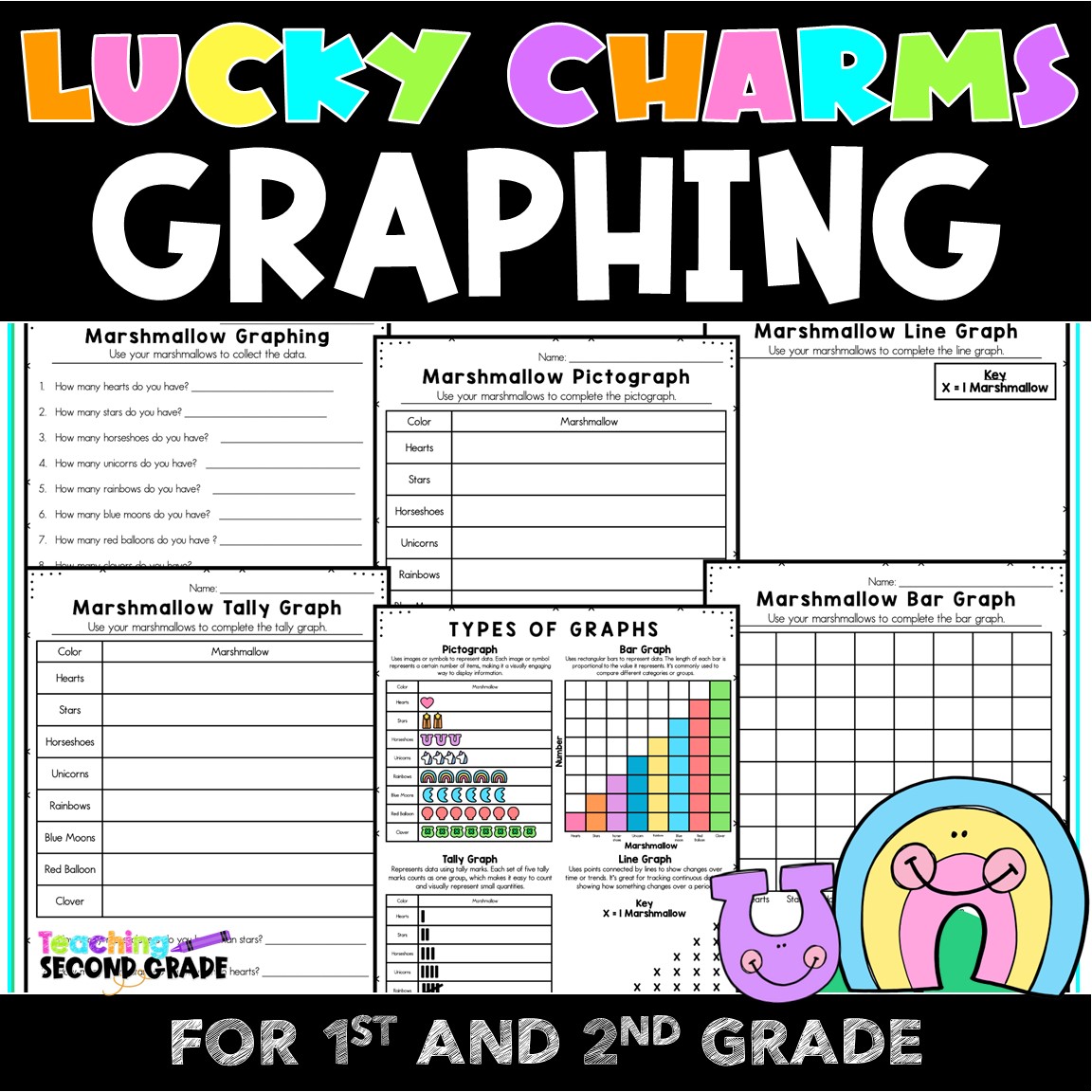 St. Patrick’s Day Lucky Charms Graphing | Sorting, Counting & Addition ...