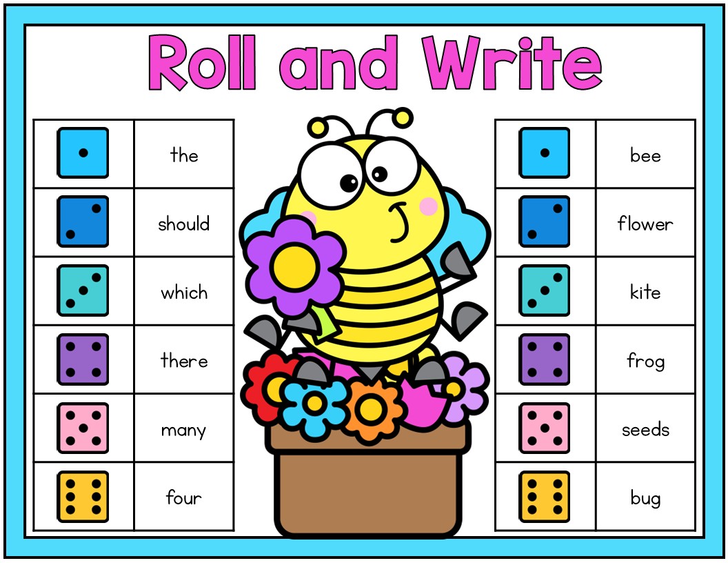 Spring Roll and Write Sentences | Sentence Writing Center - Image 3