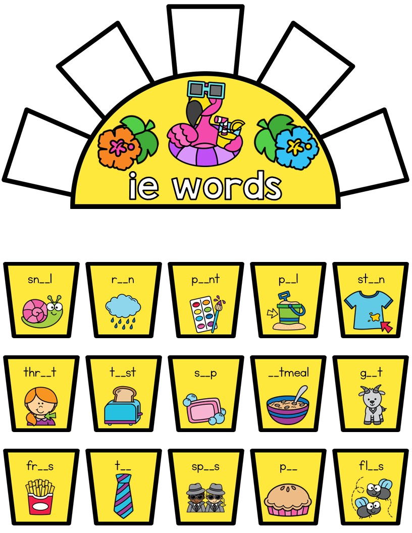 Summer Vowel Teams Phonics Center | Vowel Sound Sorting Activity - Image 5