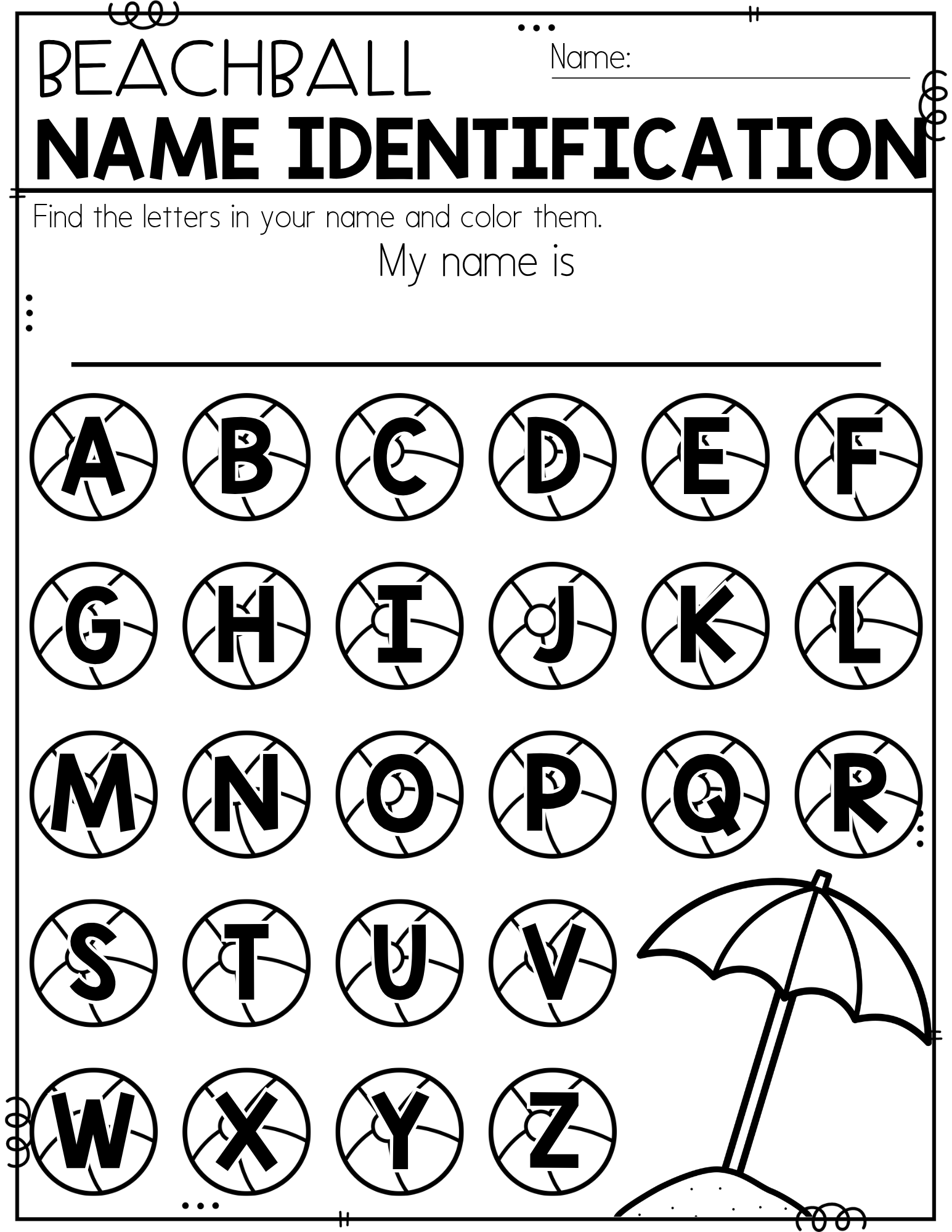 Summer Beach Themed Activity Workbook – Literacy, Math, and Fine Motor Skills - Image 3