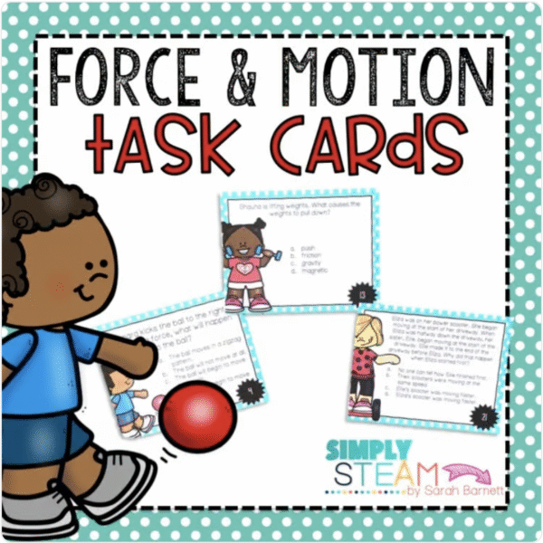 Force and Motion Task Cards - Teaching Ideas Made Easy