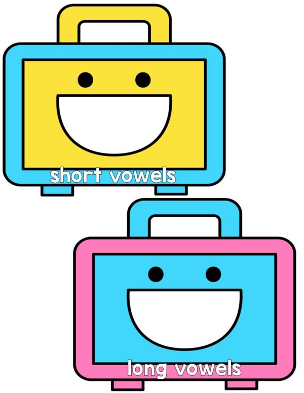 Vowel Sound Sorting Game – Long Short Vowels Activity Phonics Center ...