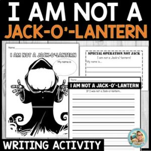 Disguise a Pumpkin Activity - I AM NOT A JACK-O'-LANTERN | Writing