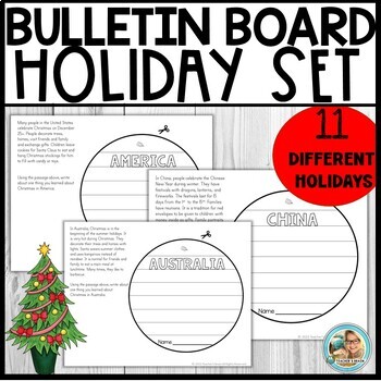 Winter Holidays Around The World Bulletin Board | Activity - Teaching ...
