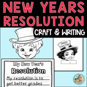 New Years Resolution 2025 Writing Craft | Goals | Bulletin Board Ideas