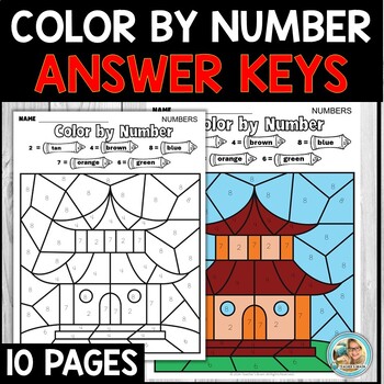 Chinese New Year 2025 Color by Number | To 10 | Kindergarten | First Grade - Image 3
