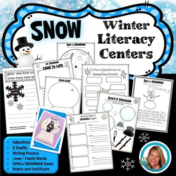 First Day Back From Winter Break | Winter Writing Activities and Crafts