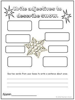 First Day Back From Winter Break | Winter Writing Activities and Crafts - Image 3