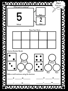 Number Bonds to 10 and to 20 Worksheet Journal Common Core Combination Practice - Image 2