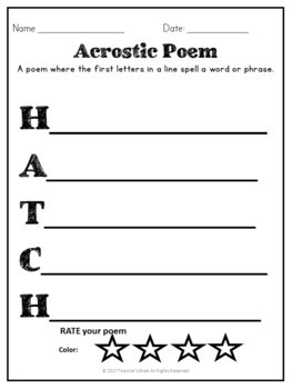 Spring Activities Poetry | Writing Poems | Shape | Acrostic | Bio Poems ...