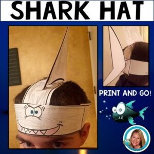 Shark Hat Headband for Ocean Plays or Celebrations