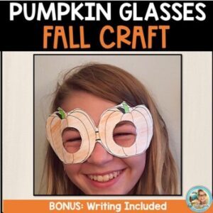 Fall Writing Craft Project | Pumpkin Glasses