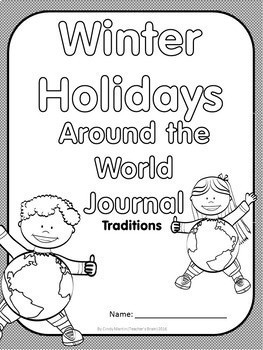 Holidays Around the World Kindergarten 1st Grade Journal | Winter - Image 2