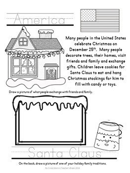 Holidays Around the World Kindergarten 1st Grade Journal | Winter - Image 3