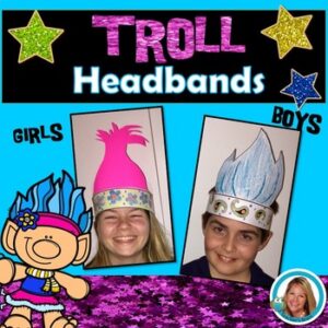 Trolls the Movie Activity - Troll Hats