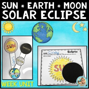 Solar Eclipse 2024 Activities | Earth Sun Moon Lesson Plans | Kindergarten - 2nd