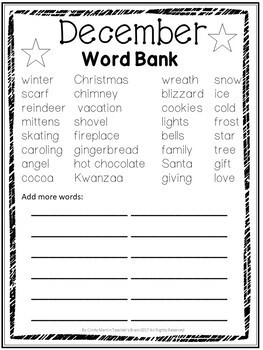 December Writing Prompts Kindergarten | First Grade | Second Grade | Third Grade - Image 4